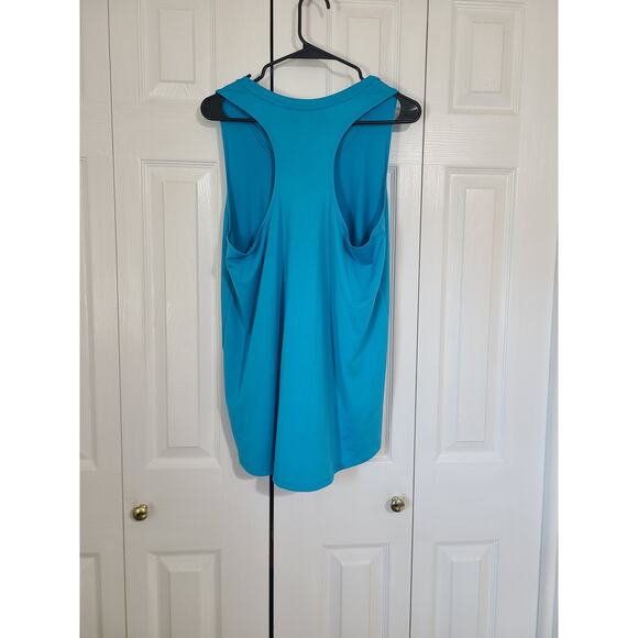 Athletic works large 12-14 women's blue athletic tank top - Picture 2 of 7